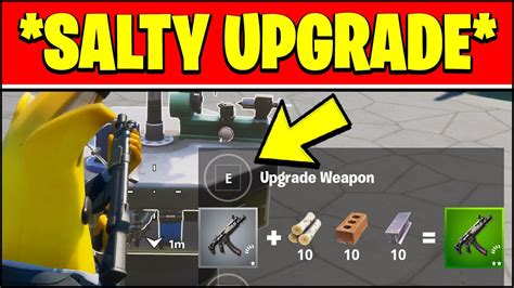 Locations of all the fortnite upgrade benches revealed. UPGRADE A WEAPON AT SALTY SPRINGS & UPGRADE BENCH ...