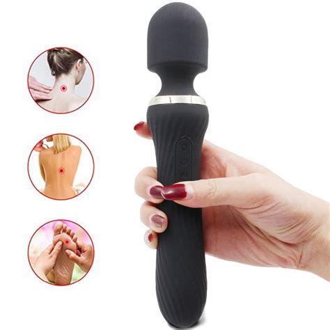 Rechargerable Vibrators Wand Massager For Women Cordless Electric Handheld Vibrator Waterproof
