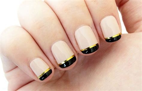 40 Cool Black French Nail Art Designs That Drop Your Jaw Off