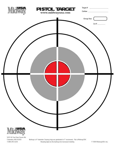 Free Printable Targets For Shooting Practice
