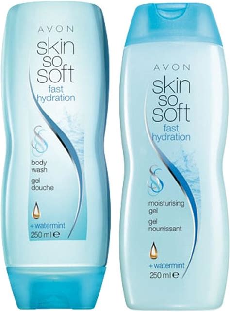 Avon Skin So Soft Fast Hydration Body Wash And Moisturising Gel Amazon