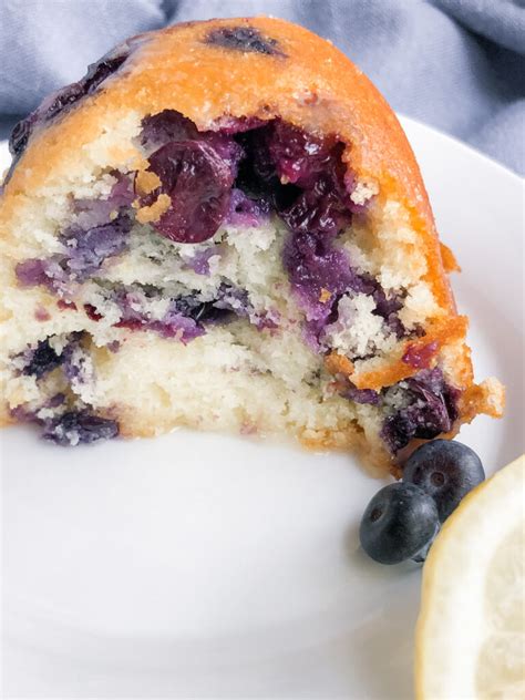 Lemon Blueberry Bundt Cake Made With Cake Mix