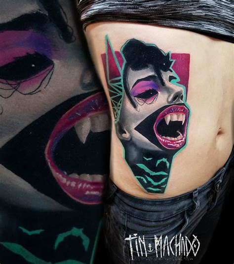 Vampire Tattoo By Tin Machado