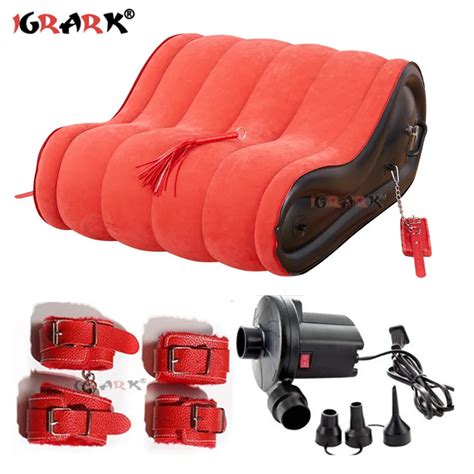 Inflatable Sex Sofa Erotic Chair Sexules Pose Furniture Adult Games Outdoor Foldable Bed Sex