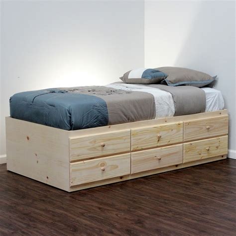 Full Bed Frames With Storage Underneath 6 Drawer Storage Bed Bymway