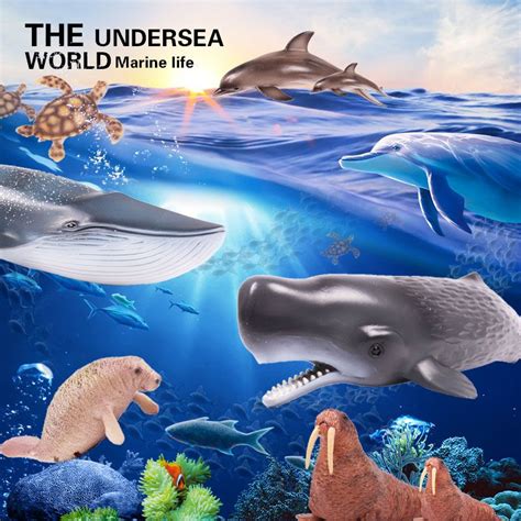 Oenux Original Underwater World Sea Life Animals Dolphin