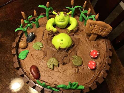 Shrek Cake I Made With Marzipan Instead Of Fondant Rfondanthate