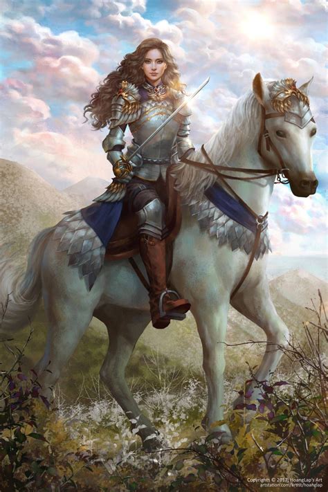 Megallah By Hoanglap Fantasy Female Warrior Female Armor Female Knight
