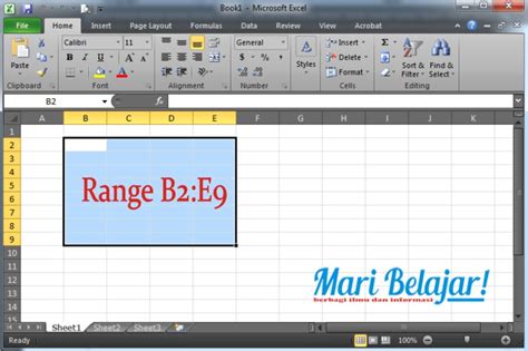 Pengertian Cell Range Row Dan Column Pada MS Excel Informasi Dan 45248