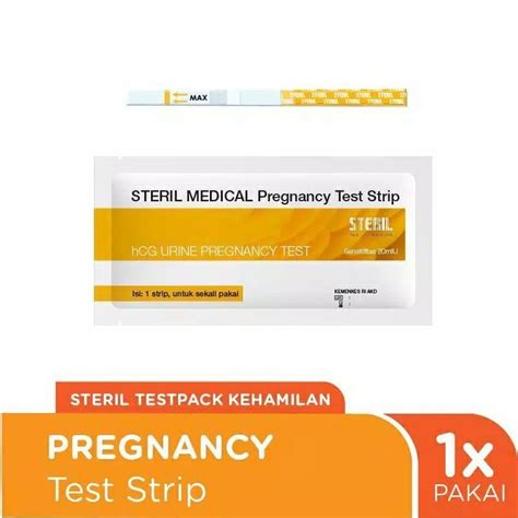 Jual Tes Hamil Strip Steril Tes Kehamilan Hcg Urine Pregnancy Test Pack