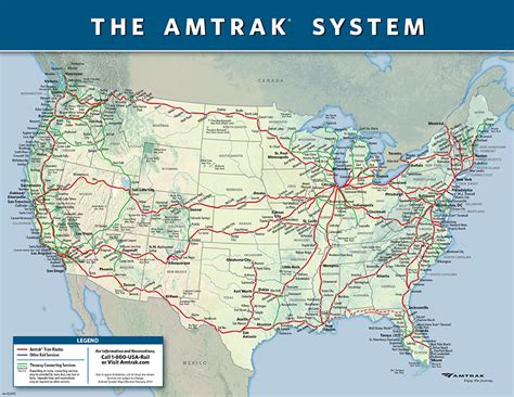 Amtrak Train Routes Map Calendar 2024