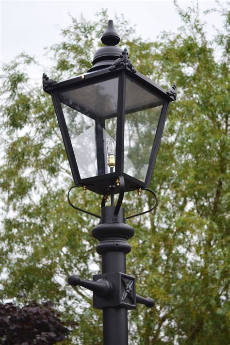 Cast Iron Victorian Lamp Post Set In Black In 7 Different Sizes Ebay