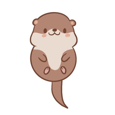 How To Draw A Cute Otter Easy Beginner Guide