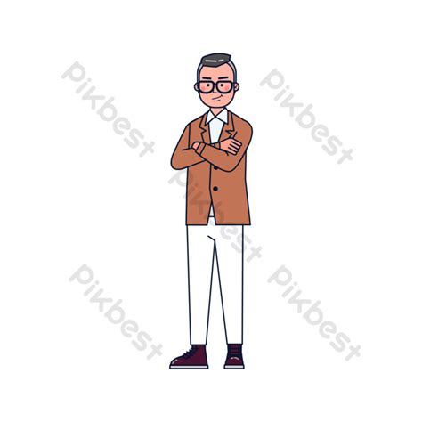 Character Collection Of Office Colleagues Big Set Isolated Flat Vector Illustration Wearing