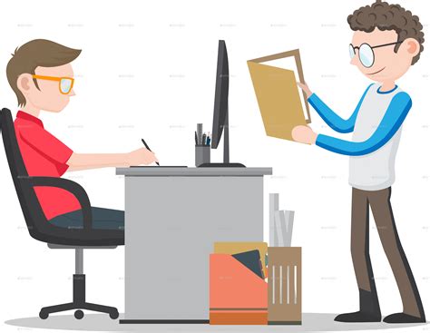 Employee Clipart Computer Worker Png Download Full Size Clipart