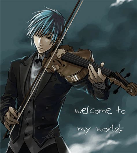 Anispace Gallery Anime Pictures Violin Kaito Vocaloid Kaito