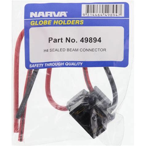 narva sealed beam connector h4 49894 narva repco australia