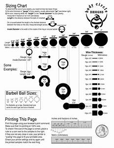 Good To Know Piercing Chart Gauges Size Chart Chart