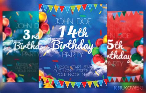 Free 16 Amazing Sample Birthday Flyer Templates In Ai Indesign Ms