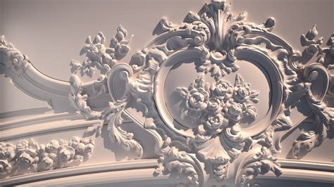 Artstation Baroque Details Sculpting