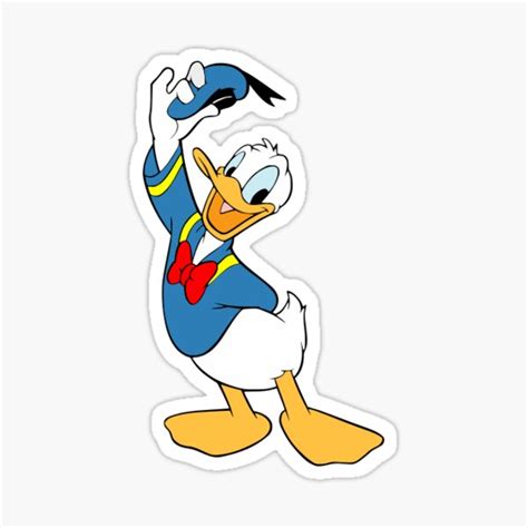 Donald Duck Stickers Redbubble