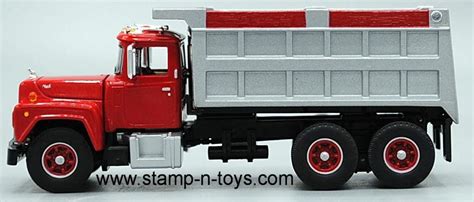 1st Gear 60 0563 Vintage Mack R Dump Truck Stamp N Toys