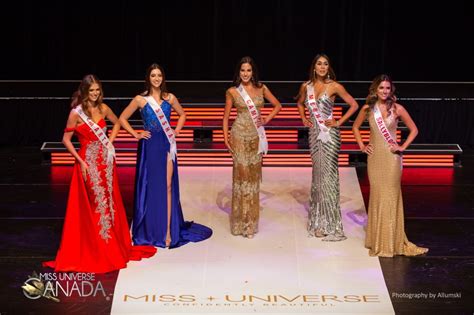 Official Results For Miss Universe Canada 2018