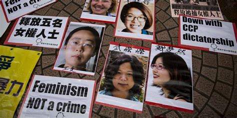 china releases feminist five activists feminism in china