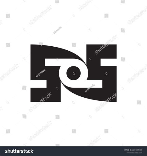 Sos Letter Number 505 Logo Design Stock Vector Royalty Free
