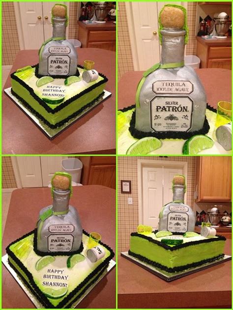 Patron Tequila Cake Decorated Cake By Beverly Coleman Cakesdecor