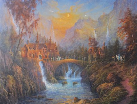 The Passing Of The Elves Rivendell Tolkien Artwork Tolkien