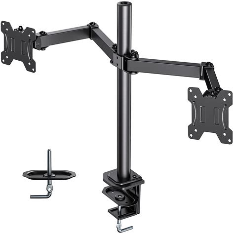 Huanuo Dual Monitor Stand For 13 27 Inch Screens Dual Monitor Arm