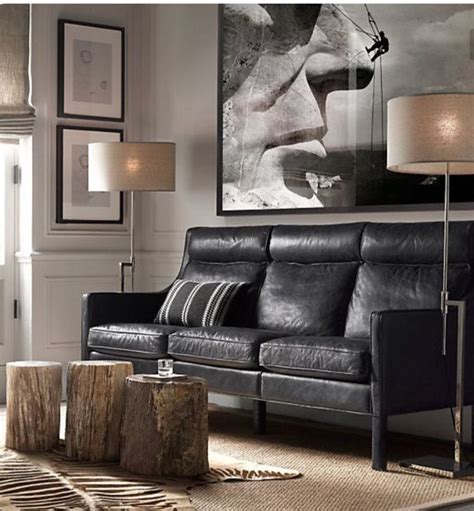 Round tables, such as the greenforest coffee table, are an exceptional choice for pairing with sectional sofas. How to decorate living room with black leather sofa ...
