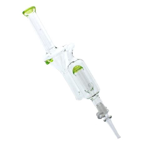 Glass Nectar Collector Recycler with Percolator - Waterbeds 'n' Stuff