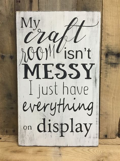 Funny Sign Craft Room Sign My Craft Room By Mulberryinkvintage