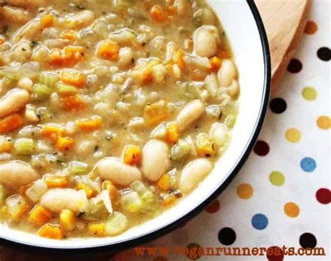 Organic great northern beans are delicious and generally great for your health. Easy Vegan Cannellini Bean Soup Recipe | Vegan Runner Eats