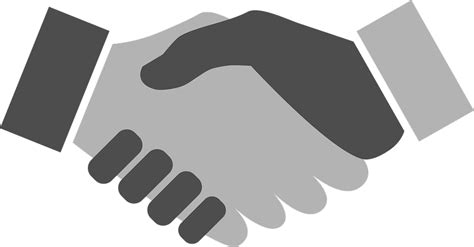 Obchodná Dohoda Podanie Ruky Ikona Vektorová Grafika Zdarma Na Pixabay