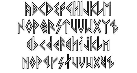 Viking Younger Runes Font By Matthew Flansburg Fontriver