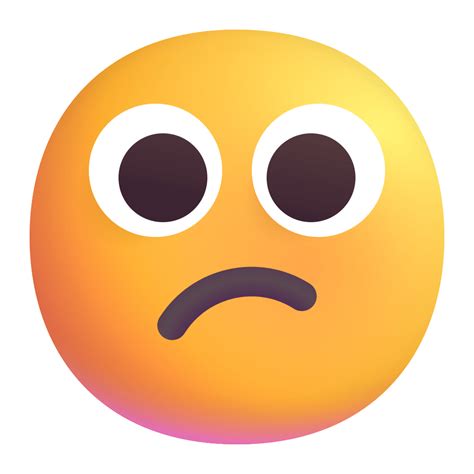 Confused Face 3d Icon Fluentui Emoji 3d Iconpack Microsoft