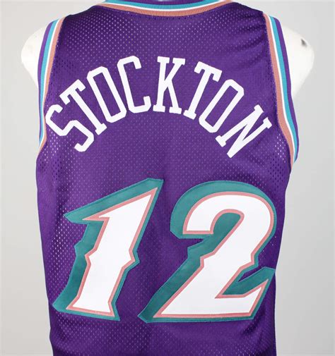 John Stockton Utah Jazz 1996 97 Game Worn Jersey Memorabilia Expert