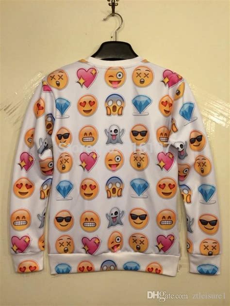2019 Emoji Sweater Womenmen Network Expression Sweatshirt Out Fit