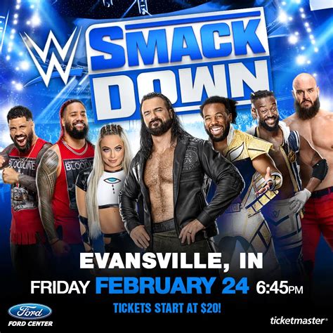 WWE Friday Night Smackdown Returns To Ford Center Feb WIKY Adult Contemporary