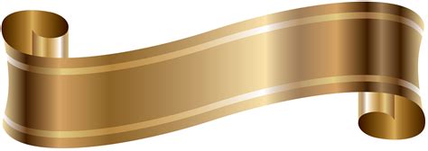 Elegant Banner Old Gold Png Clip Art Elegant Banners Banner Clip Art