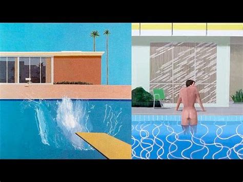 David Hockney A Bigger Splash Swimming Pool Paintings Artracaille YouTube