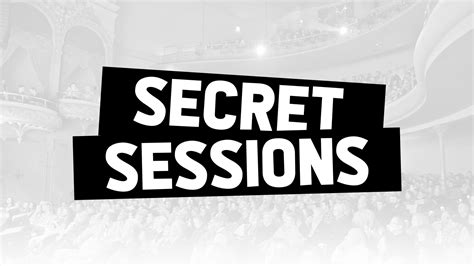 Secret Sessions 2021 Show 1 Free Presale Code Lexington Ky Aug 26