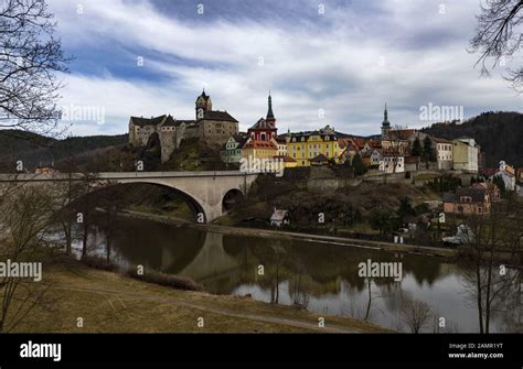 Loket Castle In West Bohemia Czech Republic Stock Photo Alamy