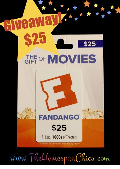 4.8 out of 5 stars 1,236 ratings. Giveaway! $25 Fandango Gift Card!