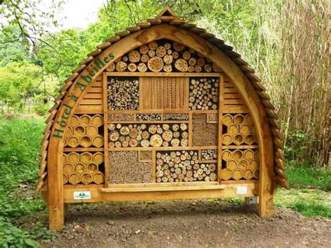 Attractive Solitary Bees House Designs Bee Hotel Insect Hotel Bug Hotel