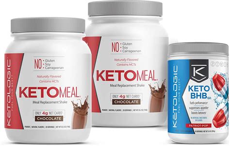 Ketologic Keto 30 Challenge Bundle 30 Day Supply Keto Meal Replacement Shakes With