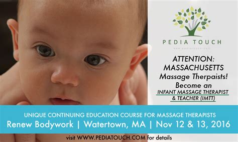 infant massage therapy and technique course imtt massage magazine
